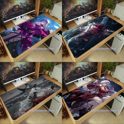 Anime Arknights Skadi the Corrupting Heart Mouse Pad Mice Mat Large Thicken PC Laptop Keyboard Table Pad Gaming Play Mat Otaku