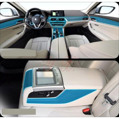 Car Sticker For BMW transparent TPU Protective Film stickers for BMW F10 5 series Interior accessories