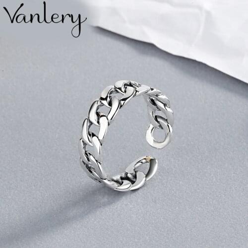 Bohemian Charm Boho Hollow Chains Rings For Women Lover Wedding Bridal Valentines Gifts Men Open Retro Antique Rings