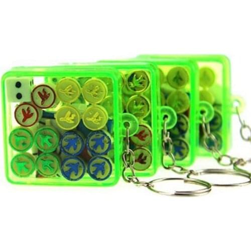 1PC New Exotic Mini Chess Army Chess Flight Chess Keychain Men and Women Personality Creative Key Bag Small Toy Pendant