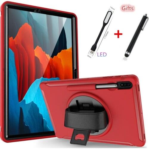 Case For Samsung Galaxy Tab S7 Plus 12.4" T970 / T975 Tablet Cover Rugged Duty Tablet Stand Protective Cover w/Pencil Holder