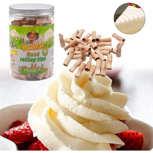 Wood Mouthpiece Filter Tips With Russia Cream Flavor Smoking Wooden Mouth Filter Tip Cigarette Holder Pipe