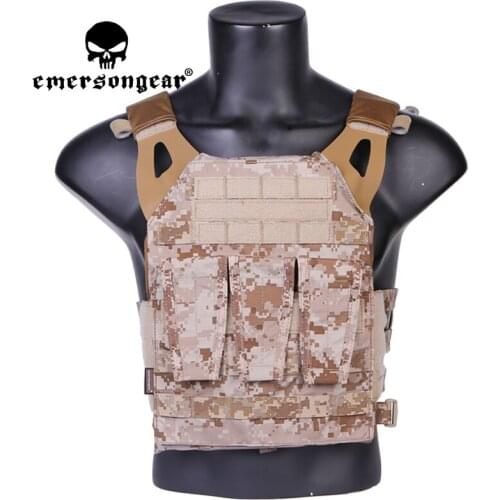 Emersongear NJPC Tactical Vest Magazine Pouch Bag Molle Bulletproof Board for Tactical Airsoft Hunting CS Game