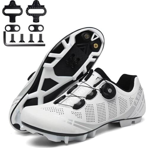Men Mtb Cycling Shoes with Cleat Mountain Bike Shoes Outdoor Sport Bicycle Speed Sneakers Women SPD Flat Road Cycling Sneaker