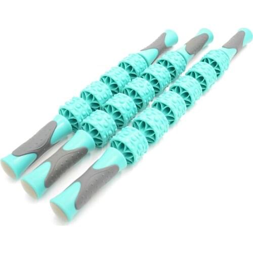Body Relaxation Massage Roller Anti Cellulite Waist Back Massage Stick Acupressure Relieve Muscle Soreness Yoga Home Fitness