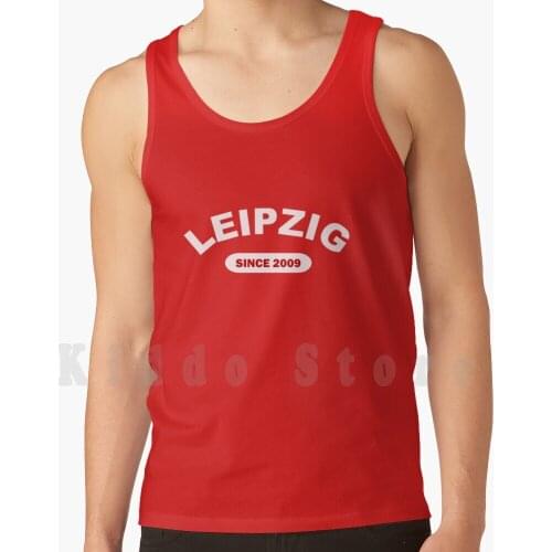 Leipzig Tank Tops Vest 100% Cotton Leipzig Leipzig 2009 Rbl Fan Fans Liga