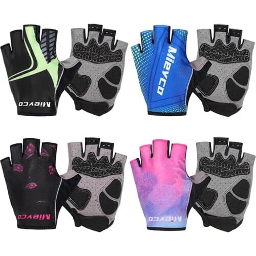 Mieyco Mtb Bike Man Cycling Gloves Gym Motorcycle Fingerless Gloves Camping Bicycle Accessories Riding Sports Gloves Women