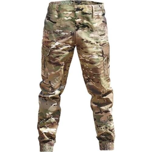 Men Fashion Streetwear Casual Camouflage Jogger Pants Tactical Military Trousers Men Cargo Pants for Droppshipping