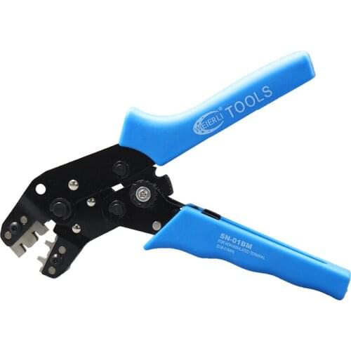 SN-28B Pin Connectors Crimping Crimper Tool For 2.54mm 3.96mm 28-18AWG 0.1-1.0mm2 Connector Crimp Plierl