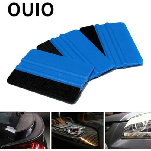OUIO 1PC Car Cleaning tool Scraper Blue squeegee High Quality For Renault Megane 3 Duster Captur Chevrolet Cruze Aveo Captiva
