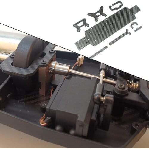 Front and Rear Shock Tower + Main Chassis for Wltoys 104001 Car Replacements