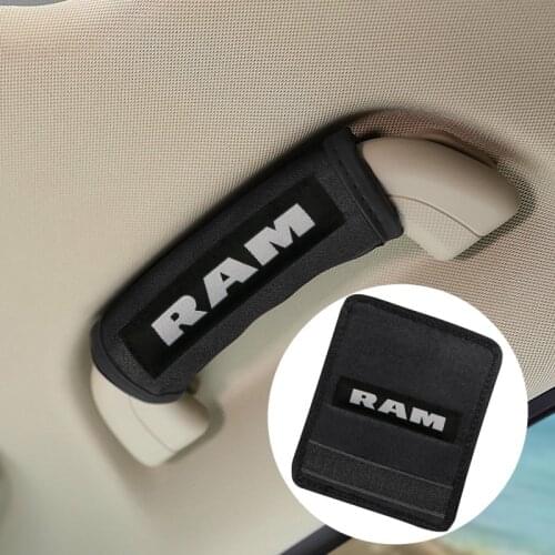 Car interior Car roof handle plush protective cover for Dodge Ram 1500 2500 3500 accessories car styling