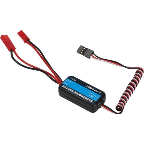 Remote Control Switch G.T.POWER for Receiver RX High-power 4-8.4V Electronic Parts Switch for Nitro RC Car Helicopters Drone