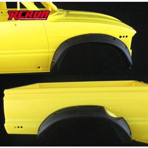RCRUN rubber wheel eyebrows anti-scratch widening wheel eyebrow folr 1:10 hilux Tamiya mountain pig TF2 RC car parts toys