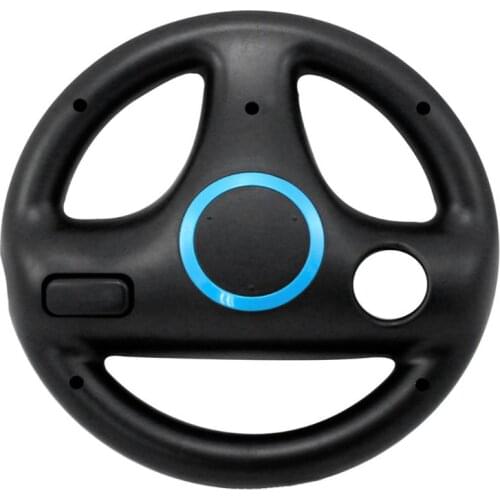 3 Color ABS Steering Wheel for Wii Kart Racing Games Remote Controller Console G6DC