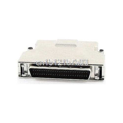 SCSI MDR DB50 50 Pin Male Connector Soldering Metal Shell PC Computer Adapter