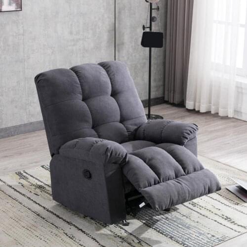 Navy Safe Stable Adjustable Rocking Chair Armchair Chenille Chaise Longue Stable for Bedroom