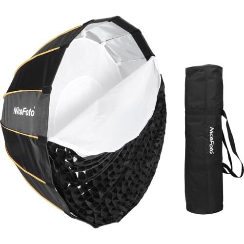 90cm/120cm Video Softbox Photography Photo Studio with Carry Bag for Aputure 120D 120D II Bowens Mount LED Flash Light