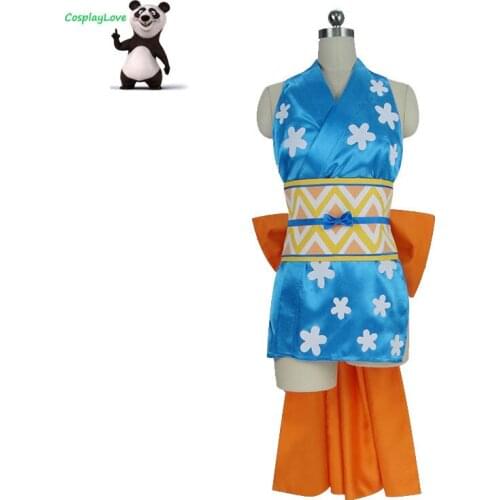 One Piece Nami Japanese Kimono Cosplay Costume Dress For Women Girl Christmas Halloween Party
