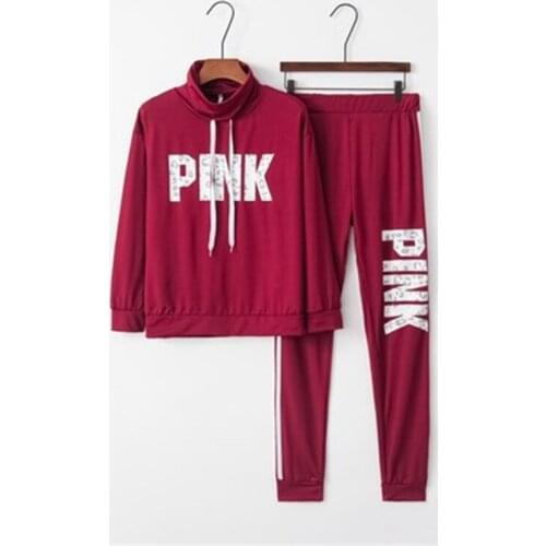 Womens Sexy Fashion Personality Leisure Suit Women Hoodies And Pants Two Piece Sets