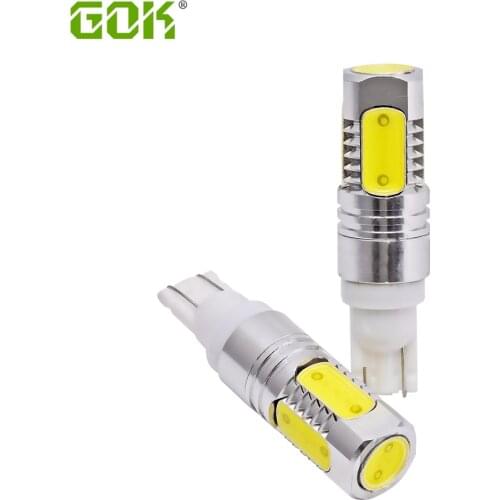 2pcs High quality Auto light T10 7.5w car led light xenon wedge bulb 194 168 192 W5W t10 lamp Interior Packing Car Styling