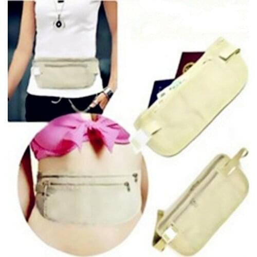 2020 Waist Packs New Fashion Unisex Travel Money Belt Hidden Waist Security Wallet Passport Pouch casual Holder Bag
