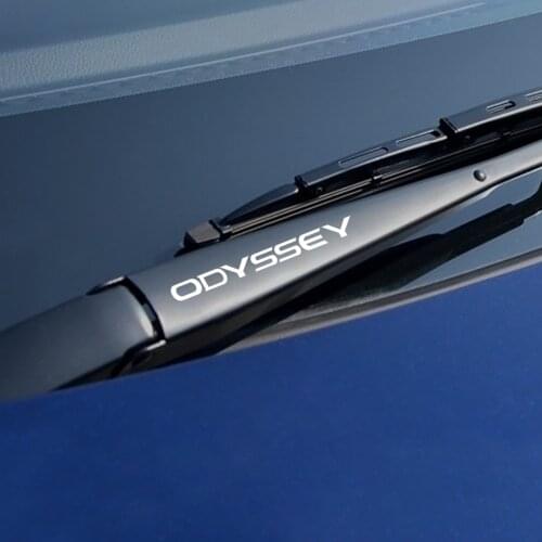 4PCS Sport Styling Auto Reflective PVC Car Decals For Honda Odyssey Funny Car Sticker Window Wiper Vinyl Captivation Accessories