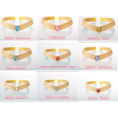Amime cosplay Sailor Moon Sailor PVC Head Band Venus Jupiter mercury Mars Saturn Halloween