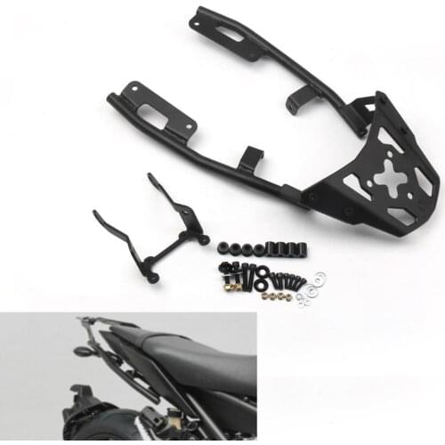 Areyourshop Motorcycle Rear Luggage Rack Carry Shelf Fender Support For Yamaha MT-09 2017 2018 2019 CNC Metal Alloy Motor Parts