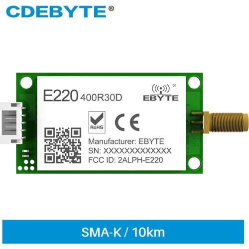 LoRa LLCC68 Spread Spectrum RS485 433Mhz 470Mhz 30dBm 10km Wireless Transceiver Receiver Long Range RF Module E220-400R30D