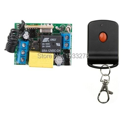 Wireless remote control switch RF AC 220 V 10 A 1channel 1 X Transmitter + 1 X Receiver for Light Lamp LED Bulb