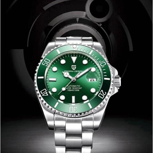 PAGANI Design Brand Men Stainless Steel Waterproof Business Sport Mechanical Wristwatch Luxury Men Watches Automatic Watch