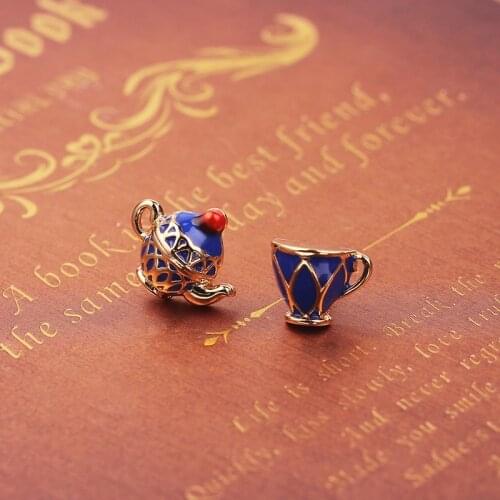 Tea Pot Cups Stud Earrings for Ladies Charm Creative Personality Retro Teapot Cup Set Earrings Fashion Earrings Costume Jewelry