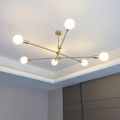 Magic beans postmodern full copper chandelier personality molecular chandelier lamp sitting room dining-room lamp lines