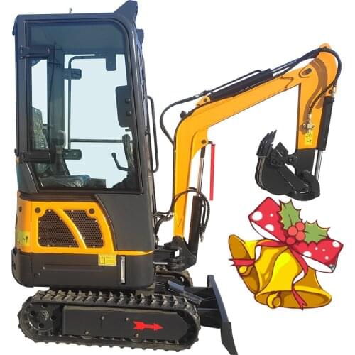 CE EPA Euro 5 1ton Closed Cabin Chinese Backhoe Mini Crawler Excavator Compact Small Digger