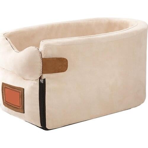 Warm Pet Nest Dog Portable Carrier Car Seat Folding Hammock Winter Dog Carrier Safe Puppy Bag Pet Travel Bed Cars Accessories