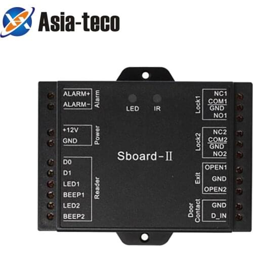 Sboard-II Mini Network 2 Door Access Controller Board Data Can Be Transferred Connect with Any Reader Wiegand 26~37 Output