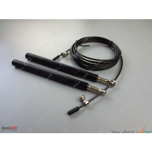 Skipping rope adjustable ultra-light speed jump rope with alumunum handle