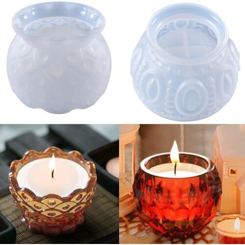 Succulent Potted Plant Relief Bowl Silicone Mold for Plant Pot Concrete Cement Clay Mold Resin Candle Soap Making Mould