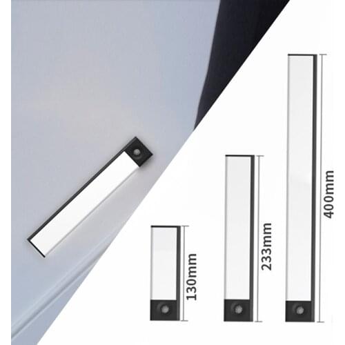 Ultra-thin PIR Night Light LED Motion Sensor Cabinet Lamp Stepless Dimming Fast Charging Wall Lights for Room Corridor Lightings