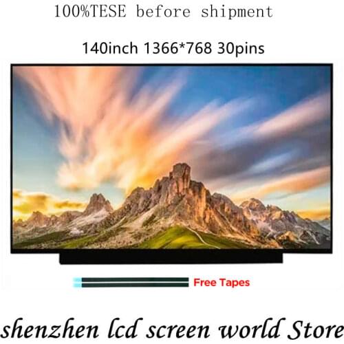 NT140WHM-N31 V8.0 NT140WHM N31 Glossy Matrix for Laptop 14.0" LED Screen LCD Display Panel HD 1366X768 30PIN Monitor Replacement