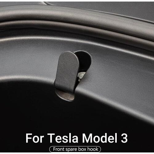 2PCS Front trunk hook For Tesla model 3 accessories/car tesla model 3 accessories model 3 tesla three tesla model 3 model3