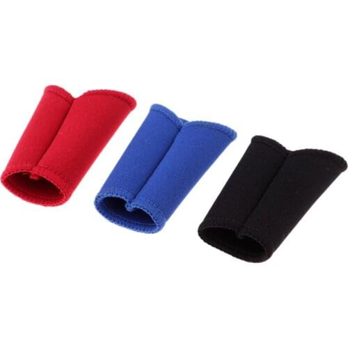 3Pieces Elastic Basketball Volleyball Finger Guard Support Sleeves Protectors