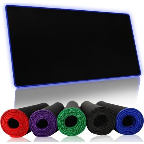 60x30cm Large Gaming Mouse Pad Gamer Solid Color Locking Edge Keyboard Mouse Mat Gaming Grande Desk Mousepad for Game