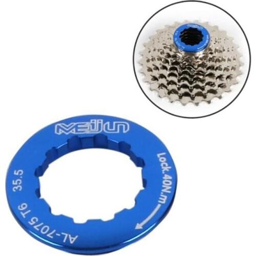 Aluminum Alloy Road Mountain Bike Flywheel Lock Cover Locks Rings Cassette Bicycle Freewheel Cover Cycling Accessories