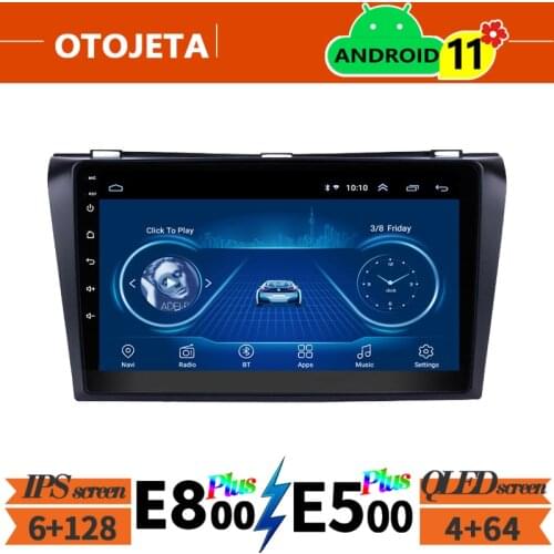 For Mazda 3 2004 2009 Android 11 Car Radio Multimedia Video Player Navigation GPS 6GB Ram 128GB Rom Autoradio Stereo HU