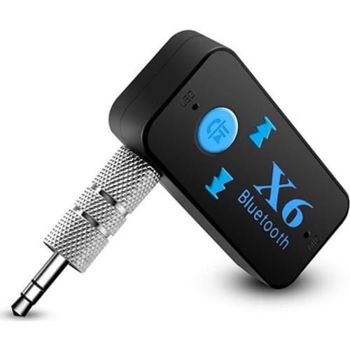 X6 Universal Bluetooth Receiver V4.1 Support TF Card Handfree Call Music Player Phone Car AUX Input Output MP3 Music Player