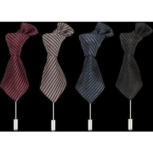 Men Bow Tie Shape Lapel Pin Creative Fashion Piercing Lapel Brooch Retro Brooch Pin Party Jewelry Gift Accessories