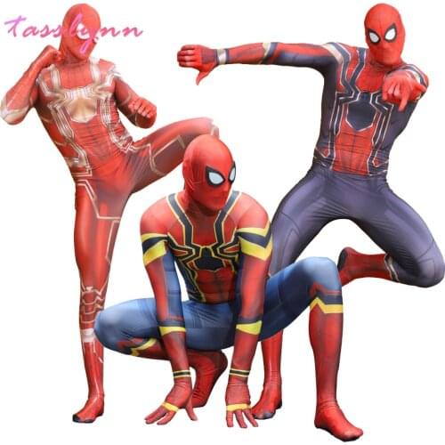Adult Kids Man Costume Symbiotic Cosplay Zentai Suit Catsuit Halloween Costumes and Masks Party Fancy Anime Clothes