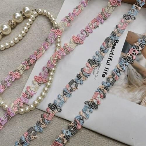 2cm 0.787inch Wide -7Yards/Lot DIY Craft Accessories Lace Trim for Garment Decoration,Venice Lace Trim